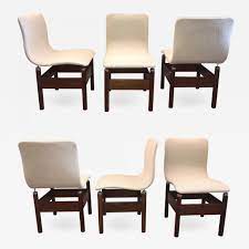 Vittorio Introini - Six Dining Chairs by Vittorio Introini for Saporiti