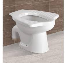 Anglo Indian Ceramic White Toilet Seat