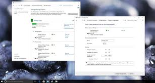 how to use storage es in windows 10