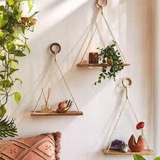 Hanging Wall Shelf Rack Without