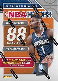Ratings, based on 20 reviews. Amazon Com 2019 2020 Hoops Nba Basketball Blaster Box Of Packs With One Guaranteed Autograph Or Memorabilia Card Per Box And Possible Rookies And Stars Including Zion Williamson Collectibles Fine Art