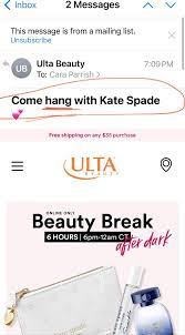 Ulta apologizes for Kate Spade email ...