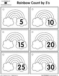 Rainbow Skip Counting By 5s And 10s A To Z Teacher Stuff