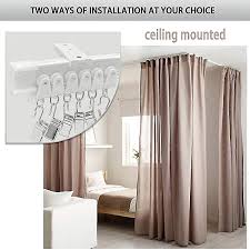 bendable ceiling curved curtain track