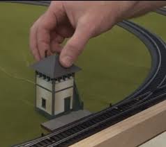 Installing Model Train Buildings And Roads