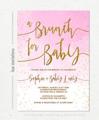 Baby Shower Recommendations Brunch Baby Shower Invitations Unique