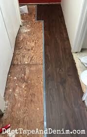 our hall makeover with vinyl plank flooring