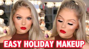 everyday holiday makeup tutorial 2017