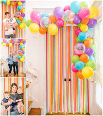 balloon themed birthday party