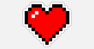 doux pixel art coeur coeur amour amour