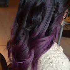 Women who want a dark hairstyle with an air of mystery should consider dyeing their hair with one of these interesting color schemes. Wear It Purple Proud 50 Fabulous Purple Hair Suggestions Hair Motive Hair Motive