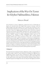 pdf implications of war on terror for khyber pakhtunkhwa pdf implications of war on terror for khyber pakhtunkhwa