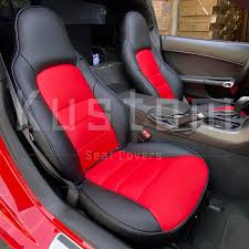 For 05 13 Corvette C6 Black W Red