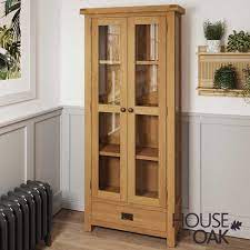 Harewood Oak Display Cabinet By House