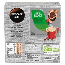 nescafÉ 2 in 1 coffee sachets