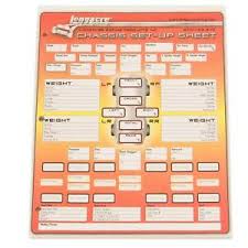 Details About Longacre Chassis Setup Sheet Tyre Chart Race Rally Karting Motorsport