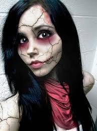 creepy doll makeup