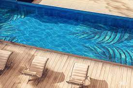 the best way to clean pool mosaic tiles