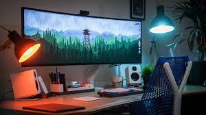 The screen can easily be switched to a horizontal or vertical view to fit your needs or desk space. Best Desk Setup For Productivity Best Desk Setup