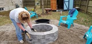 Diy Fire Pit And More On My Outdoor