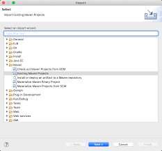 importing a maven project in eclipse