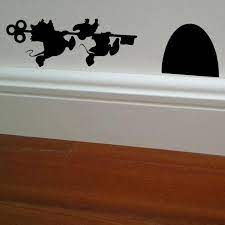 Gus Mouse House Vinyl Wall Sticker