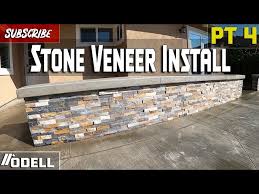 Install Stone Veneer On A Block Wall