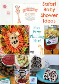 Deciding what food to serve for a baby shower? Safari Baby Shower Free Party Planning Ideas Food Games Invites Must Have Mom