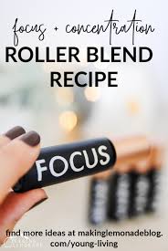 diy focus roller essential oil blend