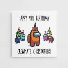 We did not find results for: Personalised 9th Birthday Card Among Us Design Ninth Birthday Card In 2021 Birthday Cards Happy Birthday Cards Personalized Birthday Cards