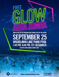 glow aqua zumba