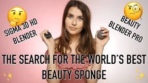 beauty sponge sigma 3dhd blender vs