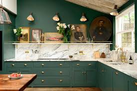 Dark Greens For Kitchen Cabinets