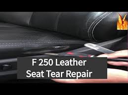 Ford F250 Leather Seat Tear Repair And