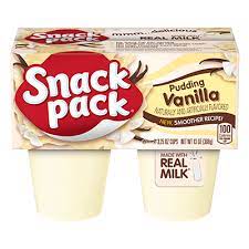 vanilla snack pack