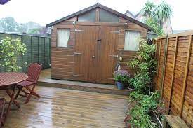 Shed On Decking Building A Pergola