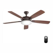 After a few years, the blades may be off balance for different reasons, causing the blades to move out of position. Home Decorators Collection Daylesford 52 In Led Indoor Oiled Rubbed Bronze Ceiling Fan With Light Kit And Remote Control Sw1478orb The Home Depot