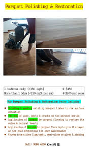 parquet timber flooring polishing