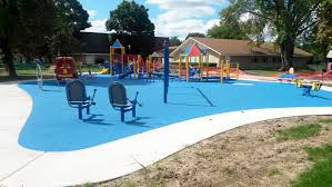 poured rubber surfacing for playgrounds