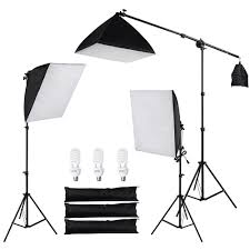 Photography Photo Studio 3 Softbox Boom Light Stand Lighting Kit Diffuser W Bag 637509415266 Ebay
