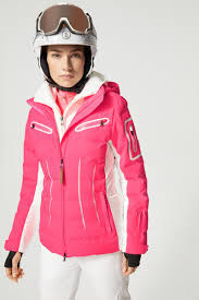 bogner elly ski jacket in pink lyst