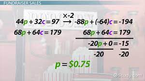 Solve System Of Equations Word Problems