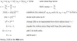 Geometric Progression Series And Sums
