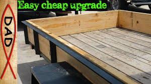 DIY utility trailer sides and ramps for cargo YouTube