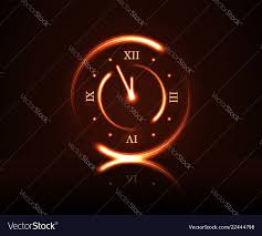 Magic Red Clock Countdown Five Minute Time Happy
