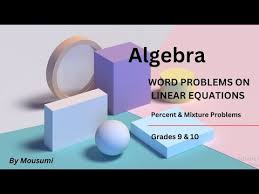 Word Problems On Linear Equations