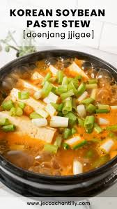 doenjang jjigae soybean paste stew