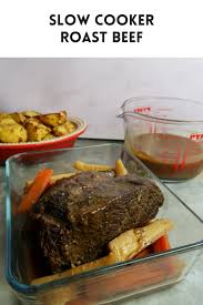 slow cooker roast beef sliceable