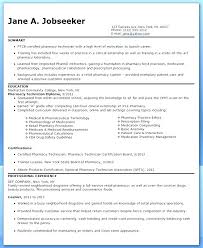 Cover Letter For Pharmacy Technician With No Experience Resume
