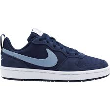 Nike Court Borough Low 2 Gs Sneaker Kids Midnight Navy Light Armory Blue White At Sport Bittl Shop